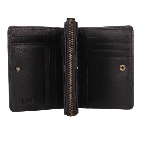 Burkely Natural Norah Portemonnee RFID-bescherming Leer 9 cm