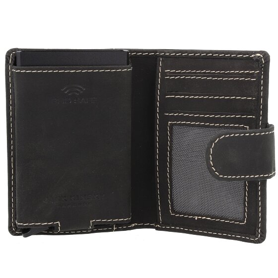 Jack Kinsky Baltimore Kredietkaart etui RFID-bescherming Leer 11 cm