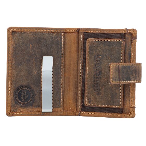 Greenburry Vintage Portemonnee RFID Leer 7 cm