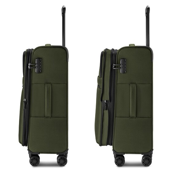 bugatti Valencia Soft 4 wielen Trolley M 65 cm met uitbreidingsplooi
