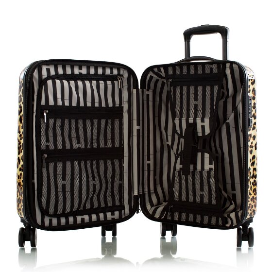 Heys Black Camo 4 wielen Cabinewagen S 53 cm met uitbreidingsplooi