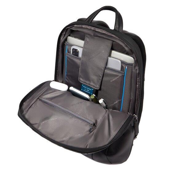 Piquadro Zaino Dagrugzak Leer 42 cm Laptop compartiment