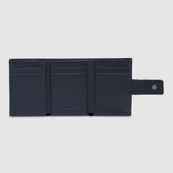 Piquadro Than Portemonnee RFID-bescherming Leer 10 cm