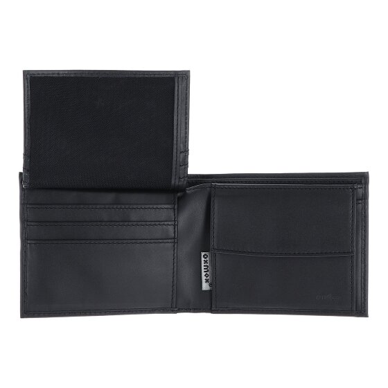 oxmox Leather Portemonnee RFID-bescherming Leder 12 cm