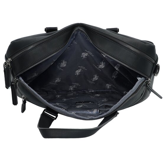 U.S. Polo Assn. Cambridge aktetas Leer 45 cm Laptopcompartiment