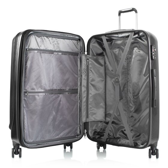 Heys Vantage 4 wielen Trolley L 76 cm met uitbreidingsplooi