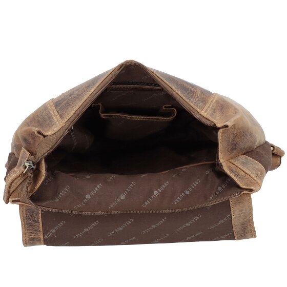 Greenburry Vintage Dagrugzak Leer 40 cm Laptop compartiment