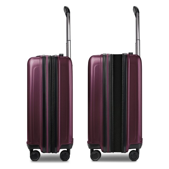 Redolz Essentials 14 kofferset 2 stuks cabine trolley met stretch vouw & beautycase