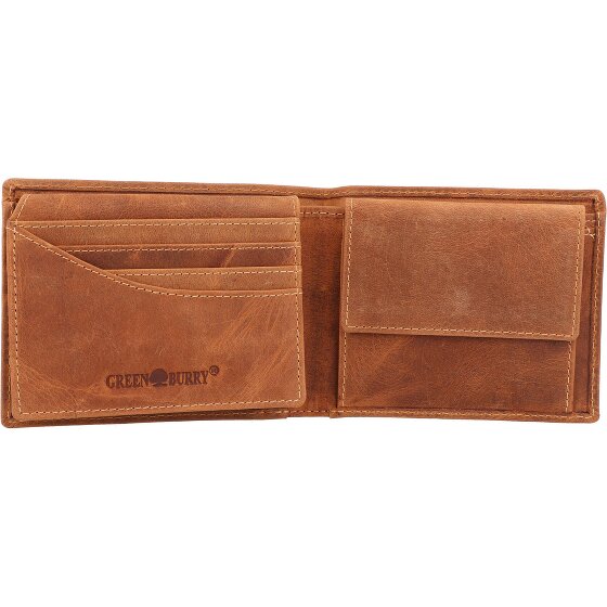Greenburry Vintage Portemonnee Leer 12 cm