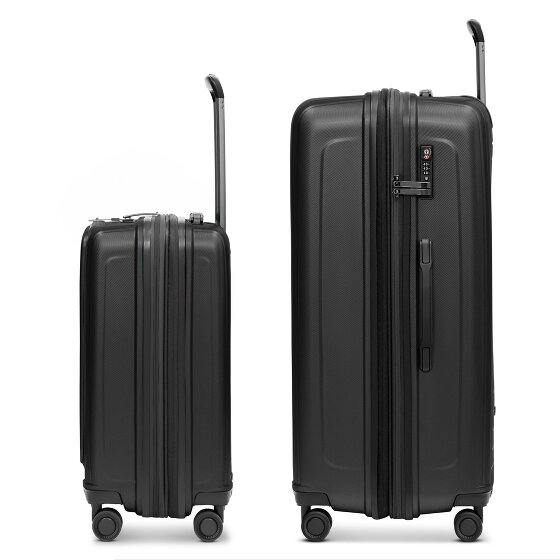 Redolz Essentials 14 4-wiel kofferset 2 stuks laptopvak met rekbare vouw