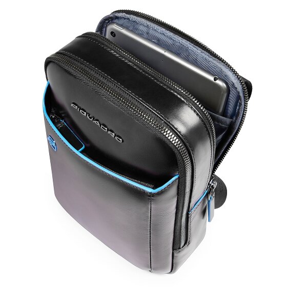 Piquadro Blue Square Mini tas Schoudertas Leer 17 cm