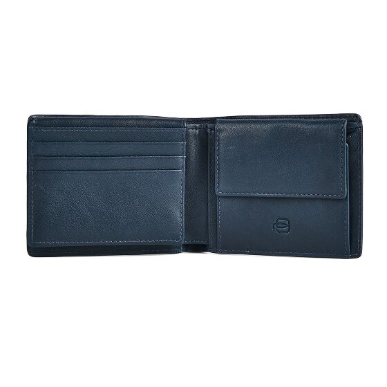 Piquadro Victor Portemonnee RFID-bescherming Leder 11 cm