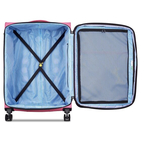 Delsey Paris x United Colors of Benetton BE 4-wiel trolley L 76 cm met rekbare vouw