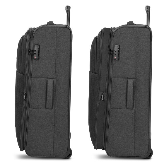 Redolz Essentials 12 2 wielen Trolley L 78 cm met uitbreidingsplooi