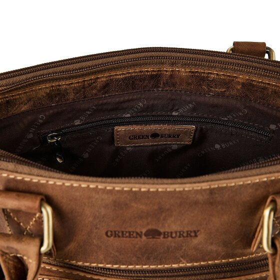 Greenburry Vintage Handtas Leder 34 cm