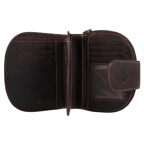 Greenburry Tornado Portemonnee RFID-bescherming Leer 14 cm
