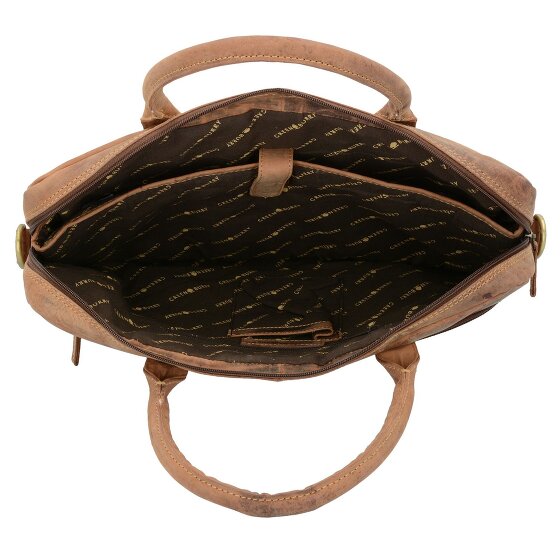 Greenburry Vintage aktetas Leer 41 cm Laptop compartiment