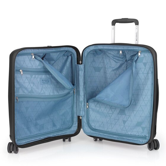 Gabol Queens 4 wielen Cabinewagen S 54 cm met uitbreidingsplooi