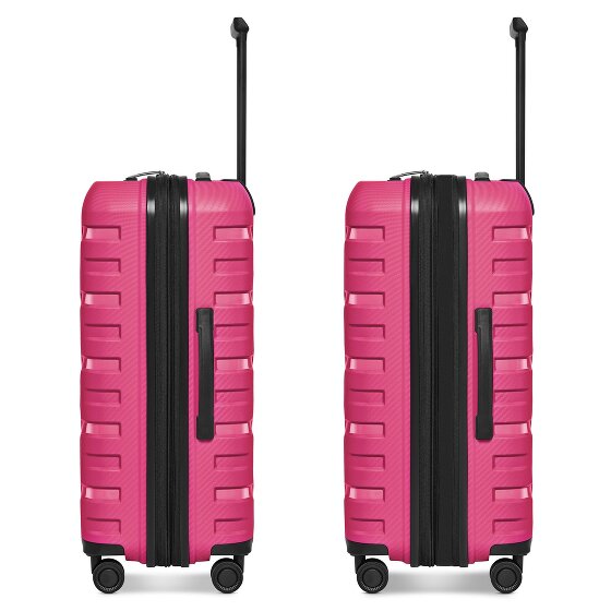 Smartbox Edition 01 4 wielen Kofferset 3-delig met uitbreidingsplooi