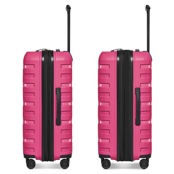 Smartbox Edition 01 4 wielen Kofferset 3-delig met uitbreidingsplooi