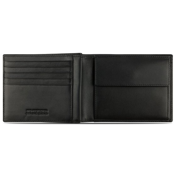 bugatti Super Slim Portemonnee RFID-bescherming Leer 9 cm
