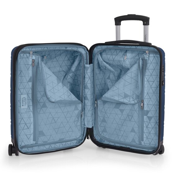 Gabol Uyiko 4 wielen Cabinewagen 54 cm met uitbreidingsplooi