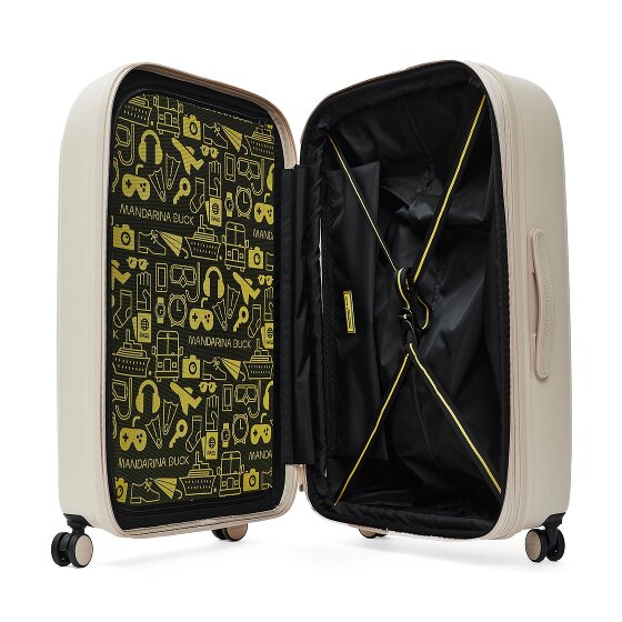 Mandarina Duck Logoduck + 4 wielen Trolley L 75 cm