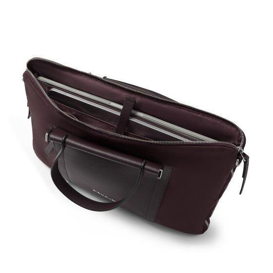 Piquadro Lyra Aktentas Leder 42 cm Laptopvak met uitbreidingsplooi