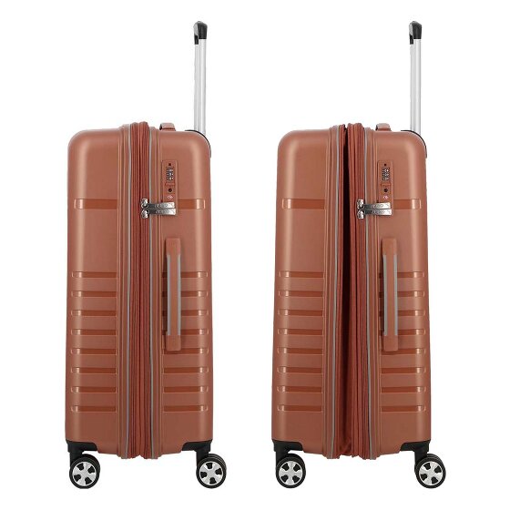 Jump Aven 4 wielen Trolley M 65 cm met uitbreidingsplooi