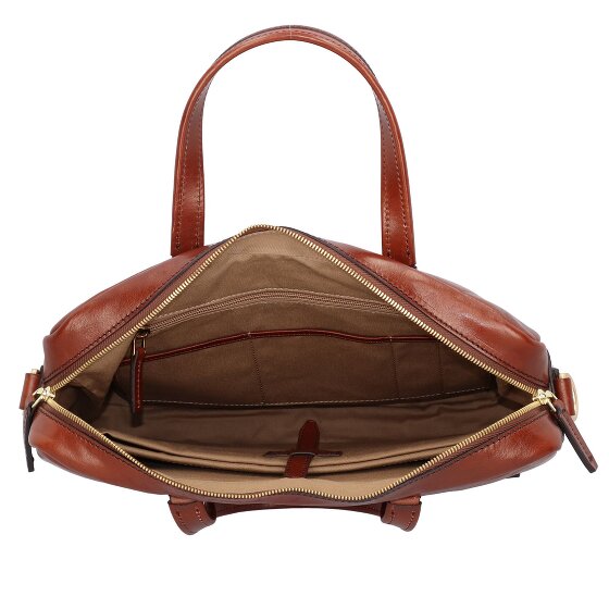The Bridge Vespucci Briefcase Leer 38 cm Laptopcompartiment