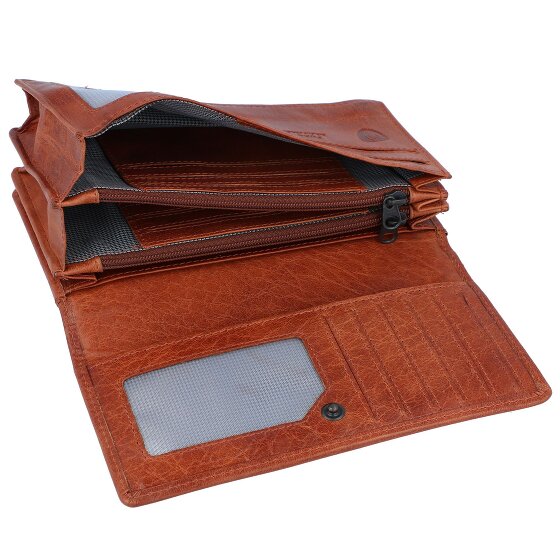 Spikes & Sparrow Portemonnee RFID Leer 17 cm