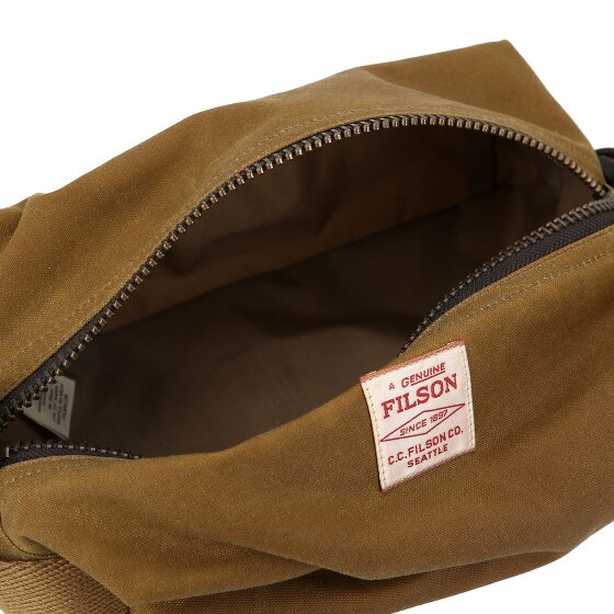 Filson Tin Cloth Toilettas Leer 23 cm Filson Tin Cloth Toilettas Leer 23 cm