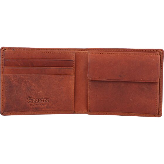 Esquire Dallas Portemonnee Leer 10 cm