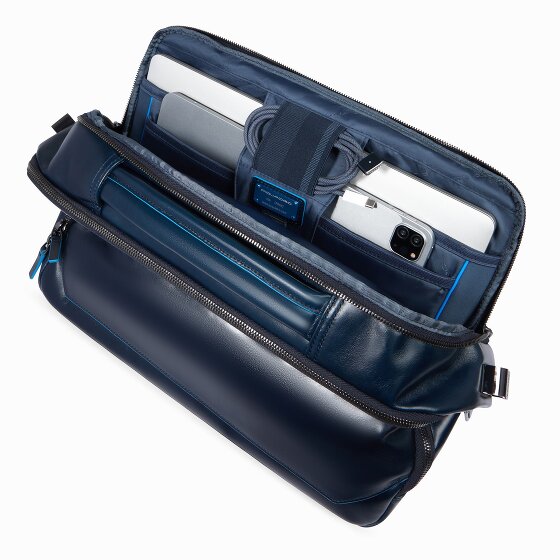 Piquadro Blue Square Koffer Leer 39 cm Laptop compartiment