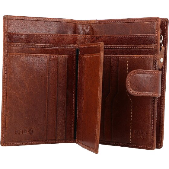 Mika Portemonnee RFID leer9.5 cm