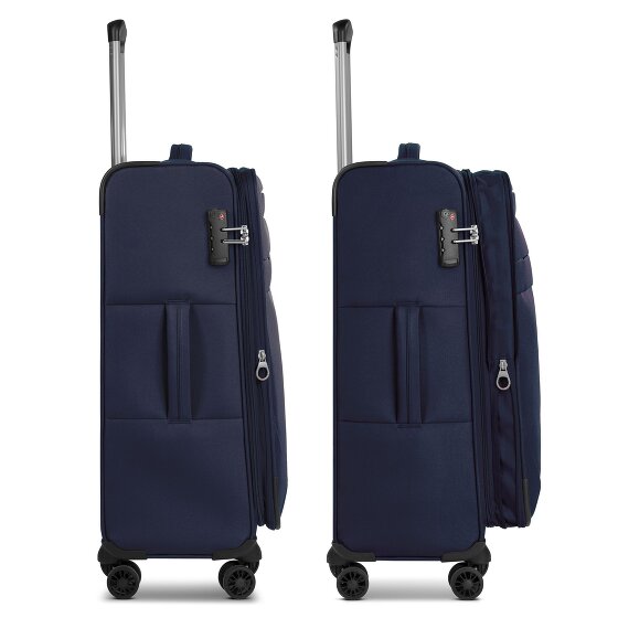 Worldpack Chicago 4 wielen Trolley M 67 cm met uitbreidingsplooi