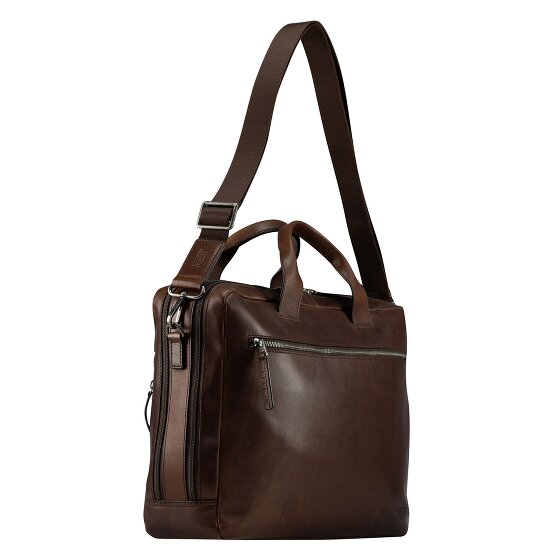 Jost Lund Koffer Leer 40.5 cm Laptop compartiment