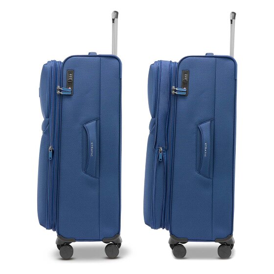 Stratic Stratic Lite 4 wielen Trolley L 78 cm met uitbreidingsplooi