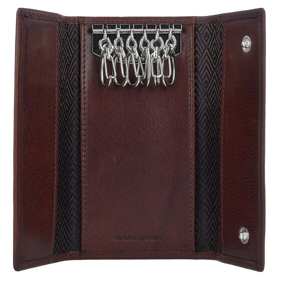 Bric's Monte Rosa Sleuteletui Leer 13 cm