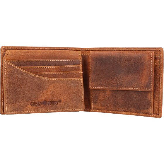 Greenburry Vintage Portemonnee Leer 12 cm