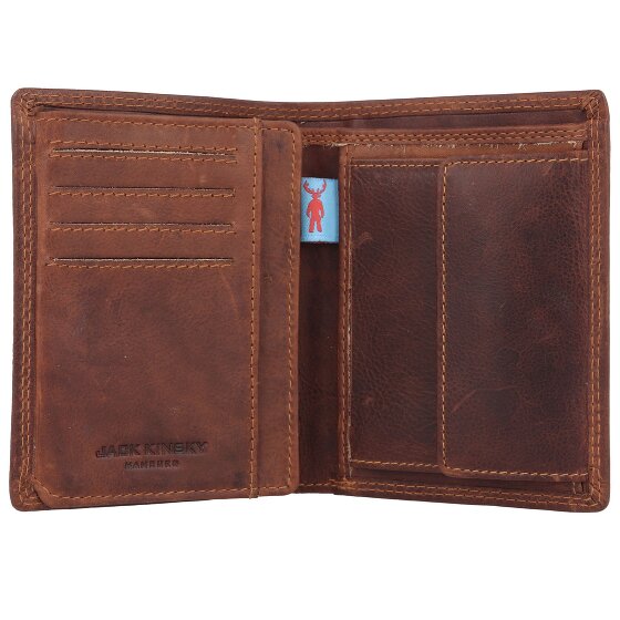 Jack Kinsky Monterey Portemonnee RFID-bescherming Leer 9.5 cm