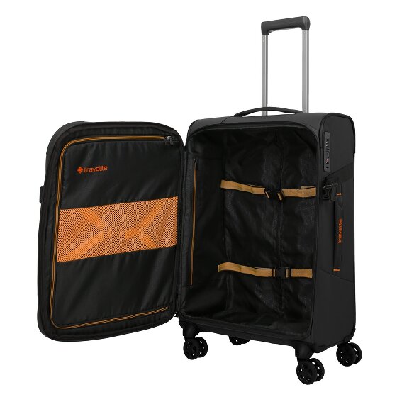 Travelite Briize 4 wielen Kofferset 3-delig met uitbreidingsplooi