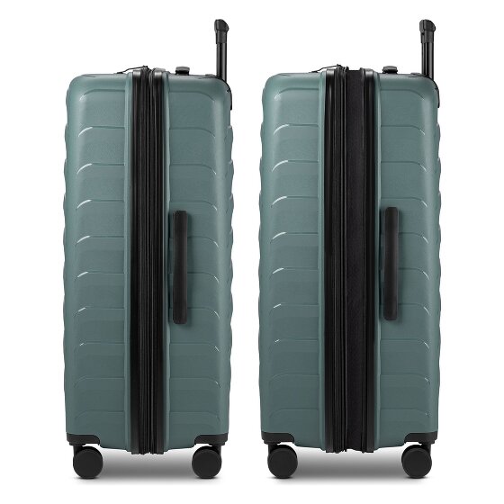 d&n Toronto 4 wielen Trolley L 75 cm met uitbreidingsplooi