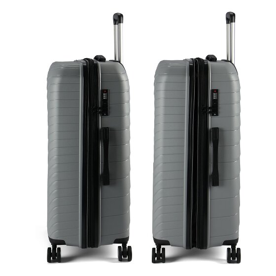 Benzi 5808 4 wielen Trolley 74 cm met uitbreidingsplooi