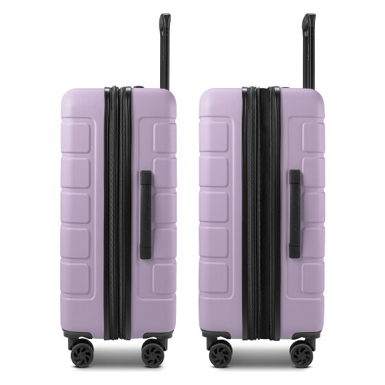 Saxoline Miami 4 wielen Trolley M 65 cm met uitbreidingsplooi