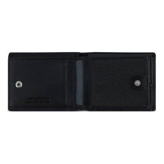 mano Don Andrea Portemonnee RFID-bescherming Leer 9.5 cm
