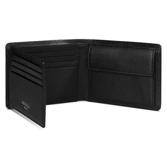 Redolz Leather Essentials QF portemonnee RFID leer 12 cm uitklapbaar