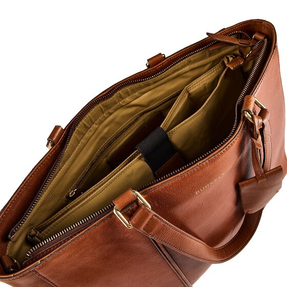 Burkely Fine Florence Shopper Tas Leer 36 cm Laptop compartiment