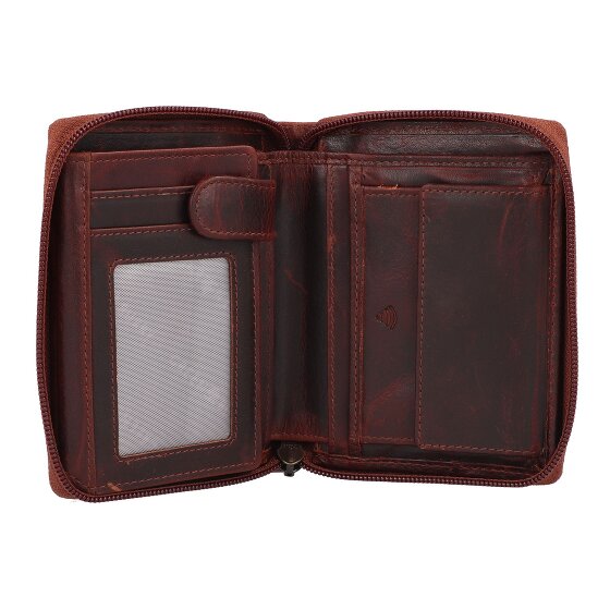 Greenburry Rugged Portemonnee RFID-bescherming Leer 10 cm