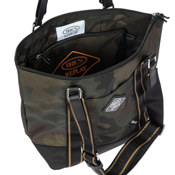 Bric's Replay Camouflage Shopper Tas 26 cm